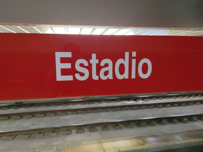 apeadero ferroviario del estadio, en Cádiz
