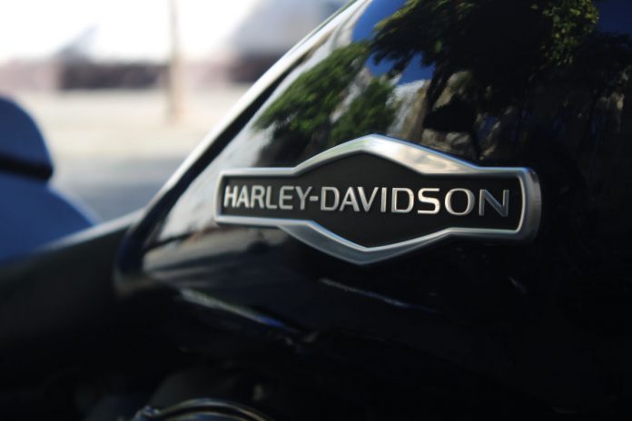 concentración de motocicletas Harley Davidson en El Puerto