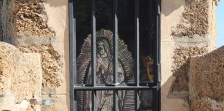 imagen de la virgen de guadalupe en Cádiz