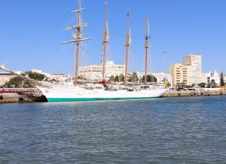 Regreso del buque escuela Juan Sebastián Elcano a Cádiz buque escuela Juan Sebastian Elcano en Cádiz 2024