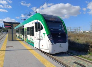 Parada de Pelagatos parada del trambahia de Cádiz en Pelagatos