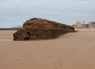 Muralla en Santa María del Mar Muralla en Santa Maria del Mar